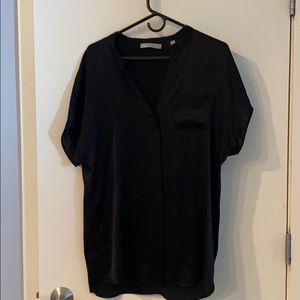 Vince. Silk black blouse